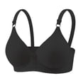 thumbnail image 4 of Bibifish Women's T-Shirt Bras Deep V Adjustable Straps Padded Molded Cup Seamless Bras Everyday Leisure Comfort Wear Dress Daily Bras, 4 of 4