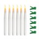 thumbnail image 1 of 6 piezas Velas LED LED Velores largas con clip Decoración navideña, 1 of 5