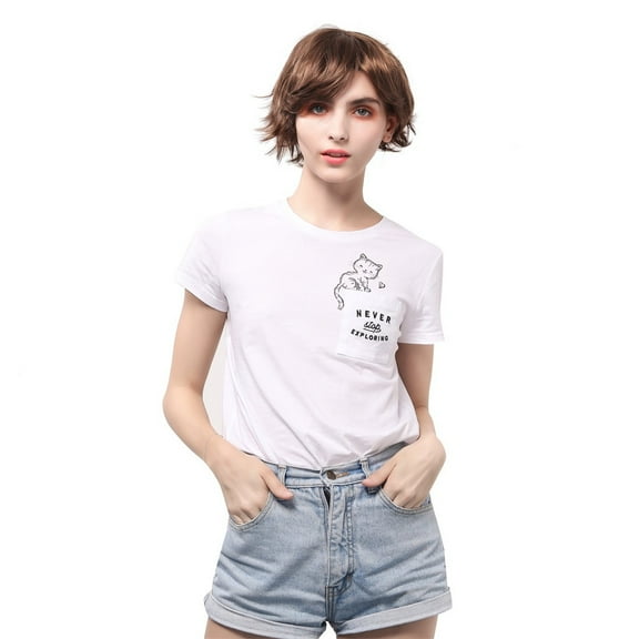 Wigs For Women,Wig,Womens Wigs,Cheap Wigs,High Temperature Silk Wig European And American Wind Head Dyed Black Gradient Shoulder Length Short Curly Hair Daily Suitable For Cosplay