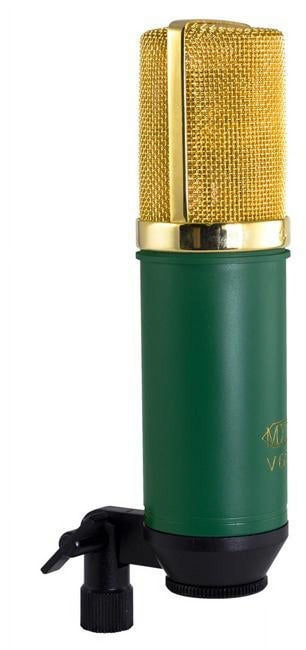 MXL V67G Plug-in Condenser Microphone, Green, Gold