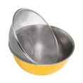thumbnail image 5 of Kitchen Drain Basket Stainless Steel Colander For Washing Vegetable Fruits Rice Ideal For Households And Cooks 19.00X19.00X7.50CM Food Washing 2Pcs, 5 of 5