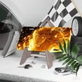 thumbnail image 3 of 1 Pcs 2D Flat License Plate Covers & Frames, Fiery Lion For Decorative Front, Waterproof For Decoration Aluminum License Plate Covers & Frames Cover For Men Women, 12" X 6", 3 of 6