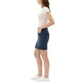 thumbnail image 4 of S.C. & Co. Women's Skort Denim Pull-On Stretch 5-Pockets Skirt, Denim Large, 4 of 4