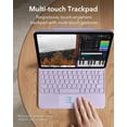 thumbnail image 5 of ESR Keyboard Case Compatible with iPad Air 11" M4/M3/M2 (2026/2025/2024) & iPad Pro 11/Air 5th/4th Gen, Floating Stand & Multi-Touch Trackpad, Purple, 5 of 7