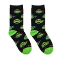 thumbnail image 2 of Cool Socks – Teenage Mutant Ninja Turtles Crew Socks for Big Kids – TMNT Heads Design – Sized Ages, 2 of 3