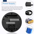 thumbnail image 4 of Expositor giratorio Hicarer motorizado de 360 grados, negro, 4 of 6