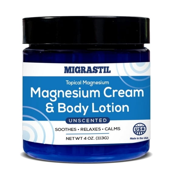 Unscented Topical Magnesium Cream & Body Lotion