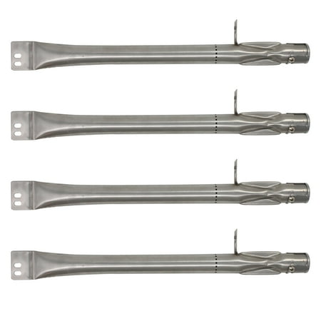 

4-Pack BBQ Gas Grill Tube Burner Replacement Parts for Outdoor Gourmet SRGG51103 - Compatible Barbeque Stainless Steel Pipe Burners