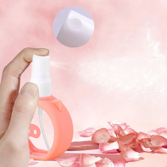 Travel Size Spray Bottle Leak Proof Silicone Cosmetic Container Portable Clear Toiletry Dispenser For Toner