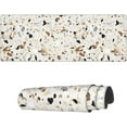 thumbnail image 1 of Laptop Mouse Pad Stone Terrazzo Pattern Desk Mat with Stitched Edges 31.5X 11.8 inch Non-Slip Large Keyboard Rubber Writing Table Mat for Office Home, 1 of 6