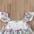 thumbnail image 3 of Robe Sans Manches pour Bébé Fille, Tulle à Fleurs, Robes de Fête, Robe d'Été, 3 of 6