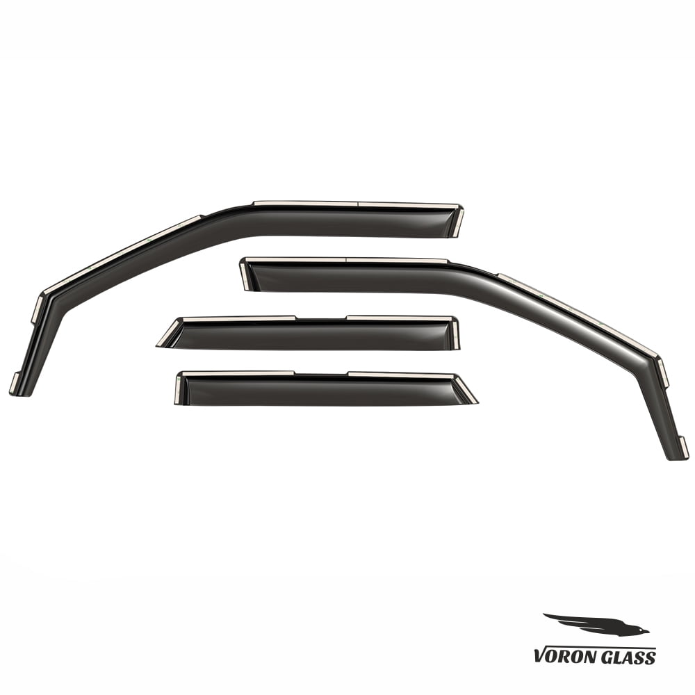 Voron Glass in-Channel Extra Durable Rain Guards for Chevrolet (Chevy) Blazer 2019-2026, Window Deflectors, Vent Window Visors, 4 Pieces - 200676