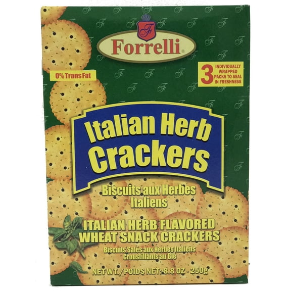 Italian Herb Flavored Snack Crackers, 8.8 oz.