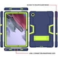 thumbnail image 6 of Galaxy Tab A8 Case for Samsung A8 10.5 Tablet Cover with Stand Heavy Duty Shockproof Rugged Protection Cover for Sm-X200 X205 (Black RoseRed,SM-X200 X205 X207), 6 of 7