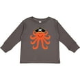 thumbnail image 3 of Inktastic Pirate Octopus Kids Funny Boys or Girls Long Sleeve Toddler T-Shirt, 3 of 5