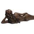 thumbnail image 4 of Tropicale Sculpture Sirène Nautique de Rêve (Cuivre), 4 of 4