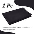 thumbnail image 2 of Knit Sleeve Cotton Fiber Ribbing Fabric 19.69x49.21x0.04 Inch Seamless Rib Cuffs Tubular Rib Cuffing for Cuffs Waistbands Neckline Collar Trim Jacket Sweatshirt Sewing Black, 2 of 9