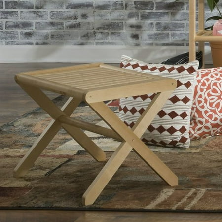 New Ridge Home Goods Abingdon Vanity Stool