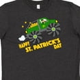 thumbnail image 4 of Inktastic Happy St. Patrick's Day Monster Truck with Leprechaun Youth T-Shirt, 4 of 5