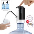 thumbnail image 1 of Bomba de agua Lingouzi para jarra, bomba eléctrica para botellas de agua, bomba automática de agua potable con carga USB para botellas universales de 3 a 5 galones, dispensador de agua premium para, 1 of 5