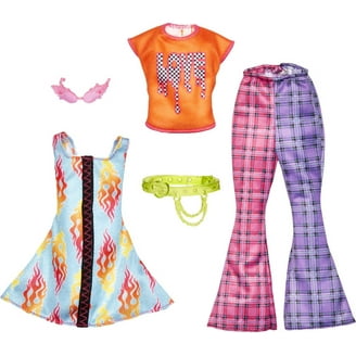 Barbie Doll Birthday Outfit Accessories Pack with Clip-on Bag,