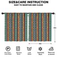 thumbnail image 2 of Blackout Kids Curtains,Colorful Geometric Striped Pattern Childrens Insulated Curtains Set Of 2,Bedroom Essentials,Toddler Room Decor 52x63in(132x160cm), 2 of 5