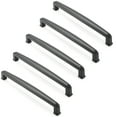 thumbnail image 3 of Cauldham 5 Pack Solid Kitchen Cabinet Handles (7-1/2" Hole Centers) - Drawer/Door Hardware - Style T765 - Matte Black, 3 of 5