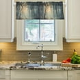 thumbnail image 2 of Yayeee Kitchen Valance Rod Pocket 54" x 18" Living Room Window Curtain, Retro Forest, 2 of 6