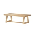 thumbnail image 3 of Plank+Beam Farmhouse Coffee Table, 54" Solid Wood Tables for Living Room, Rectangular Center Table, 3 of 9