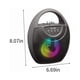 thumbnail image 3 of Altavoz Bluetooth, nuevo altavoz Bluetooth inalámbrico, sistema de audio portátil de escritorio para el hogar, subwoofer portátil de alto volumen para exteriores, iluminación colorida, audio Bluetooth, 3 of 7
