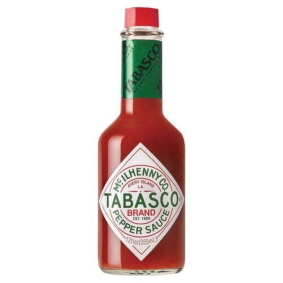 Pack of 2 Tabasco Original Red Pepper Sauce, 12 oz (Package May Vary)