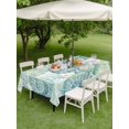 thumbnail image 4 of Outdoor Tablecloth with Umbrella Hole for Patio/Picnic/Party/Camping, Sage Green Conch Waterproof Table Cloth Rectangle Table Cover Washable, Coastal Summer Beach Coral (60"x 120"), 4 of 9