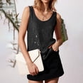 thumbnail image 6 of Tank Tops For Women Summer Fashion Sequin Tops Neck Sequin Sleeveless Tanks Tops Blouses Camisole Tops For Women, 6 of 7