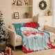 thumbnail image 1 of Manta de Franela con Estampado Navideño | Suave y Cómoda | 130 X 100 Cm | Multicolor | Material: Poliéster | Decoración Navideña para El Sofá Del Dormitorio, 1 of 7