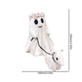thumbnail image 4 of Fantasma Halloween Que Camina Perro Resina Regalo Creativo para Amigos (niña 25 Cm), 4 of 8