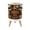 Color 1, variant on Small Trash Can with Lid Bear Wildlife Cabin Patchwork Lake Mountains Rustic Lodge Style 1.8 Gallon Dog Proof Trash Can Round Garbage Can Waste Bin Wastebasket for Bathroom Bedroom Living Room