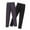 2PACK-Black/Purple, variant on 2 Pack 7-13 Years Girl Leggings Footless Tights Yoga Legging Solid Color Skinny Pants