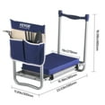 thumbnail image 2 of VEVOR Garden Kneeler and Seat, 11 in Wide Thick Kneeling Pad, Heavy Duty Garden Kneeling Stool, Folding Garden Seat with 1 Tool Bag, Relieve Knee & Back Pain, Non-Slip Garden Bench for Grandparents, 2 of 9