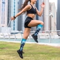 thumbnail image 6 of Lsque Hip-Hop Glasses Gorilla Pattern Sport Compression Socks for Men & Women 15-20 mmHg Knee High Nurse Pregnant Running Medical and Travel Athletic, 6 of 6