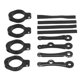 thumbnail image 4 of Soporte De Montaje De Faro De Motocicleta Abrazaderas De Señal De Giro Universales 39 Mm-41 Mm Ticfox, 4 of 14