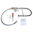 thumbnail image 5 of SkyGenius Single Handle Pull Down Spring Sprayer Kitchen Faucet in Brushed Nickel, 5 of 8