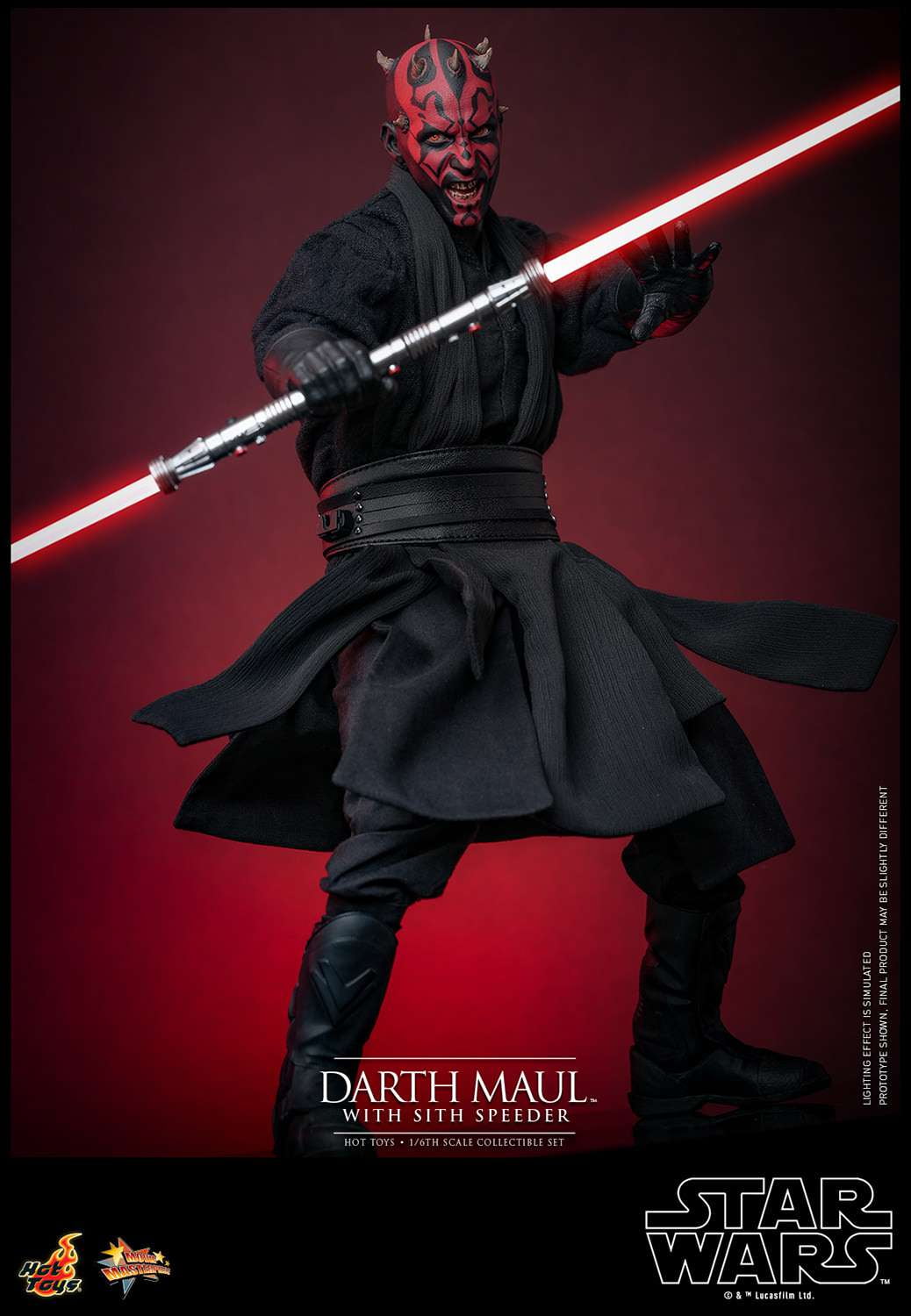 Hot Toys 1/6 Scale Darth Maul with Sith Speeder Action Figure