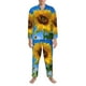 thumbnail image 3 of Balery Blue Sky Sunflower Pijama para Hombre de Dos Piezas con Manga Larga, Conjunto de Dormir y Descanso Suave con Bolsillos-Large, 3 of 7