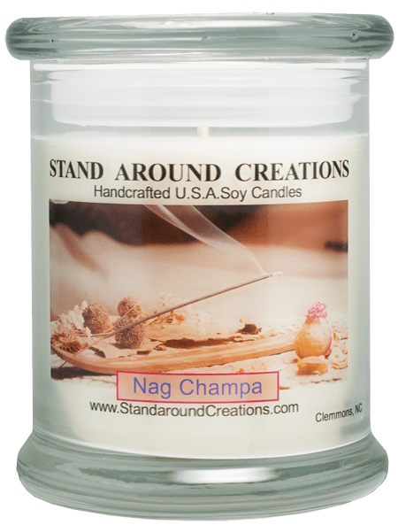 40hr SPICED NAG CHAMPA Triple Scented Premium Candle CINNAMON HERBS INCENSE MUSK 