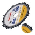 thumbnail image 4 of Khall  14 Teeth Saw Wheel,5in Circular Chain Saw Blade 14 Teeth Wood Carving Grinding Wheel Angle Grinder Accessories,Circular Chain Blade Plate, 4 of 8