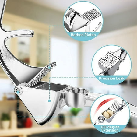 

Leylayray Garlic Press Stainless Steel Whekeosh Upgraded Pro Food Grade Garlic Mincer