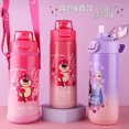 thumbnail image 5 of Disney-Taza Termo de 500ml para estudiantes de jardín de infantes, vaso de agua portátil con pajita de acero inoxidable, figuras de Anime, Spiderman congelado, 5 of 5