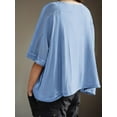 thumbnail image 6 of Summer Tops 2024 Womens Solid T Shirts for Women Loose Shirts Basic Tee, 6 of 6