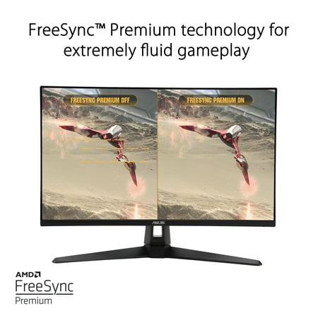 ASUS - TUF Gaming 27" IPS FHD 1080P 165Hz 1ms FreeSync Premium Gaming Monitor (2 x HDMI, DisplayPort) - Black