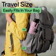 thumbnail image 4 of GORILLA GRIP Wind and Tear Resistant Compact Rain Umbrella, 11.5 inch Compact Size, Pink, 4 of 9